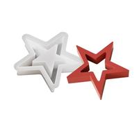 Flexible Sturdy Silicone Star Molds for Crafting Supplies Easy to Use Practical and Portable for Holiday Decorations Easy to Use Molds