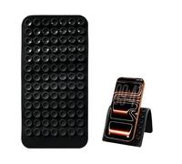 Flexible suction cup Foldable phone holder, Bendable Rollable Foldable Cell For Desk Phone U Adjustable Phone Stands Holder,