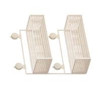 Flexible Suction Cup Shelf for Bathroom Vanity or Kitchen Countertop Enhances Vertical Storage Capacity Waterproof Shelf