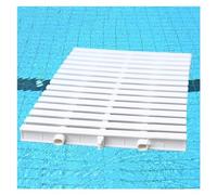 Flexible Swimming Pool Drain Overflow Grating - Splicable Plastic Gutter Cover for Indoor/Outdoor Bathroom & Kitchen, Size: 20x100CM, Color: White