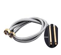 Flexible Tap Connections, 2X M10 (10mm) X G1/2 (20mm) Replacement Flexi Pipes for Monobloc Mixer Taps, Boilers, Sinks and Washbasins(70cm,8.5cm)