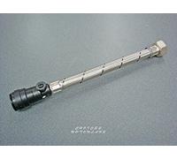 Flexible TAP Connector 22MM Push FIT + ISOLATING Valve X 3/4" 300MM (Pair of 2 FLEXI'S)