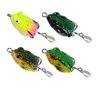 Flexible Tiny Frogs Soft Allurement Realistic Plan Tear Immune Substance for Exciting Fishing Quests Realistic Frogs Lure Allurement