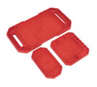 Flexible Tool Trays Non-Slip - Pack of 3 - Sealey APNST4 New