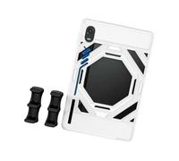 Flexible TPU Tablet Shell with Hand Grips, Open Rear Ventilation Layout, Molded Camera Access for Extended Gaming Handheld Game Shell Removable Handles Rear Casing Ergonomic Side Hold