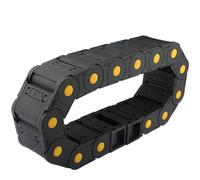 Flexible Transmission Cable Drag Chain Nylon 25x57mm 25x38mm 25x50mm 25x77mm 25x103mm Bridge / Full Closed(100mm,25x77 mm,Bridge)