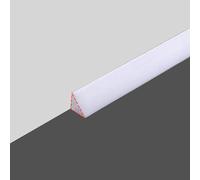 Flexible Triangular Molding Trim Self Adhesive, Rubber Caulk Tape Seal Strip for Floor,Bathroom, Bathtub,Tile Edge(White, 3 Meters)