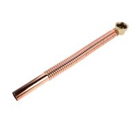 Flexible Tub Drain Pipe Replacement for Bathtubs, 20.6 Inch | Stainless Steel Plated with Copper, Extra Thick Wall and Polished Finish, Flexible Routing for Bathroom Repair