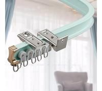 Flexible ty Curved & Straight Aluminum Tr Track 1m-6.5m Ceiling/Wall Mounted Silent & Smooth Motion for Model Trains Rail System