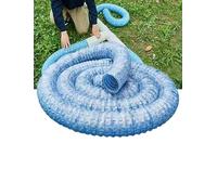 Flexible Underground Drainage Tube, Blue Drain Pipe for Garden Lawn Landscaping Multiple Sizes(2x1379)