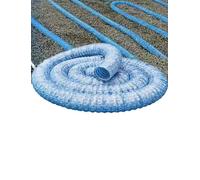 Flexible Underground Drainage Tube, Flexible Corrugated French Drain Pipe Blue 5cm/8cm/10cm Diameter Multiple Lengths(8x400cm)