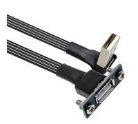Flexible USB 2.0 Extension Cord with Connector for Space Saving Setups 20cm-300cm Wall Plate Extension Cable