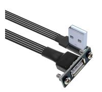 Flexible USB 2.0 Extension Cord with Connector for Space Saving Setups 20cm-300cm Wall Plate Extension Cable