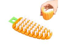Flexible Vegetable Brush, Flexible Vegetable Scrubber, Carrot Shaped, Flexible Cleaning Brush for Fruit and Vegetables with Multiple Segments - Vegetable Brush, Potato Brush for Food, Vegetables,