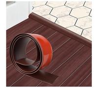 Flexible Vinyl Floor Transition Strip Self Adhesive, Transition Strip for Carpet Tile Laminate, Flat Divider Strip for Doorway Threshold Gaps, Easy Install(Red Oak,5cm*1.0m)