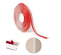 Flexible Wall Corner Molding Trim,TPE Self-Adhesive Trim Caulk Strip, Waterproof Peel and Stick Trim For Ceiling/Cabinet Edge/Cabinet Edge/Corner/Furniture/Home Decoration (White/12mm*9mm)