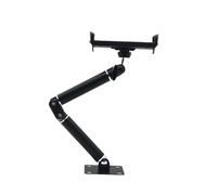 Flexible wall mounted tablet support aluminum alloy construction for a wide range of tablets from 4 to 13 inches