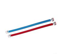Flexible Water Heater Connector 1/2 Inch for bsp for Braided Hose Red Blue Hot Cold Supply for Boiler Tank(80cm)