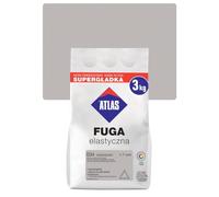 Flexible Waterproof Grout, 3kg - Durable, Versatile Elastic Grout, Waterproof and Long-Lasting (034 Light Grey, 3kg)