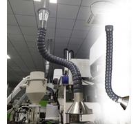 Flexible Welding Fume Extractor Hose2 to 8" Duct Collector Arm for Air Smoke & Dust Removal 1.5m Length 160mm IDIdeal for Commercial & Residential Use