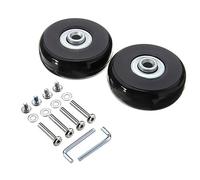 Flexible Wheel Luggage Heavy Duty Wheel Replacement Suitcase Trolleay Casters Wheel Repair Accessories