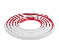 Flexible White Self Adhesive Round Molding Trim PVC Quarter 4m | Gap Concealing Profile, Fast No Tool Install, for Floors, Door Frame Edges, Bathrooms and Kitchens