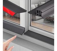 Flexible Window Seal Strip Weatherproof Rubber Set Rain Guard for Prevent Water Backflow Aging Resistant 2m (6.6ft) Waterproof Protection