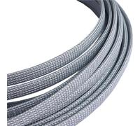 flexible wire cover PET Material Cable Sleeve Mesh Wire Loom, Length 5 to 10m Braided Sleeving for Data Line Protection 1 Piece(Gray,3MM*5METERS)