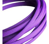 flexible wire cover PET Material Cable Sleeve Mesh Wire Loom, Length 5 to 10m Braided Sleeving for Data Line Protection 1 Piece(Purple,10MM*5METERS)