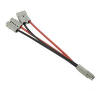 Flexible Y Adapter Connector Cable for 50A Battery Power, Made of PVC, Lightweight and Portable for Various Vehicles (4mm²)