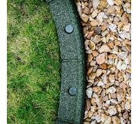 Flexiborder Green 2 X 1M Flexible Garden Edging For Garden Borders - Lawn Edging For Pathways And Landscaping