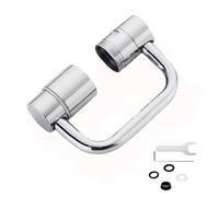 FlexiFlow 1080° Rotating Faucet Extender, Dual Spray Modes (Gentle & High Pressure), Tool Free Installation, Universal Fit for Any Faucet, for Kitchen & Bathroom (1PCS)
