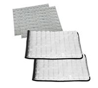 FlexiFreeze Party Mat Chiller - Food Cooling Buffet Cooler for Cold Serving (19" x 15") (Black 2 Pack)