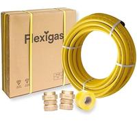 Flexigas Installer Kit 5 Metre Yellow Coil DN22 - CSST Pipe for Gas 5M - Tracpipe Alternative 22mm Gas