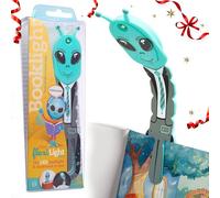 Flexilight Reading Light 2 in 1 Bookmark Book Light LED Clip On Reading Lamp Children Book Torch for Reading in Bed Book Accessories Gift Idea for Readers, Book Lovers (Alien Teal) (FLPAT)