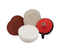 Flexipads World Class Flexipads World Cl Sanding & Polishing Kit M14 & 6mm Grip Multi Colour (One Size)