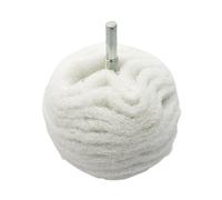 Flexipads World Class Scruff Ball 75mm / 3in White Non-Scratch FLEBA370