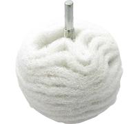 Flexipads World Class BA370 Scruff Ball 75mm / 3in White Non-Scratch