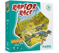 FlexiQ | Raptor Race | Board Game | Ages 6+ | 2-5 Players | 20+ Minutes Playing Time