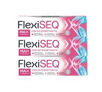 FlexiSEQ 50g Max Strength Gel, 3 Pack, Topical Gel for Joint Pain Relief, Drug-Free, for Knees, HIPS, Feet, Hands etc