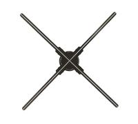 FlexiSpaceUS Advertise 3D holographic advertising machine, hologram fan, clear image, multiple control methods