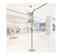 FlexiSpaceUS Female Mannequin, 150-220cm Adjustable Clothing Store Dummy Model with Solid Wood Arm, Sewing Design Manikin Dress Form Display,