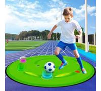 FlexiSpaceUS Multifunctional Soccer Training Mat, Soccer Skills Mat, Built-in 13 Reaction Training Lights, Soccer Assist Carpet