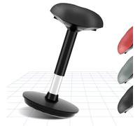 FLEXISPOT Ergonomic Swivel & Wobble Stool - Active Height-Adjustable Seat for Standing Desk, Improve Posture, Core Strength & Comfortable Work Chair for Home & Office, Black
