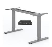 Flexispot Height Adjustable Standing Desk Frame In Silver With Dual Motor And 100Kg Load Capacity