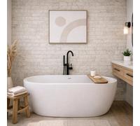 Flexistone Off-White Rough Granite Peel & Stick Stone Wall Panels 380mm X 300mm (Pack Of 12) 1.08M²