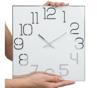FLEXISTYLE Wall Clock, Acrylic, White, 30 cm