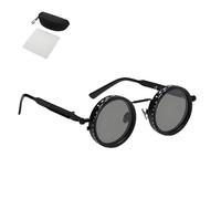 FlexiTint Retro 400V Lens,FlexiTint Sunglasses,New Polarized ND Filter with 1-9 Gear Control(Black)
