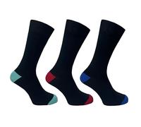 Flexitop Men's Socks | 3 Pairs | U.K. Size 6-11 | Men's socks, soft hold, comfort Men's socks, soft grip