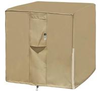 Flexiyard Air Conditioner Covers for Outside Units - 40 x 40 Inch Outdoor Central AC Cover with Waterproof 600D Durable Canvas, Square Universal Patio Furniture Cover (40"L x 40"W x 42"H)